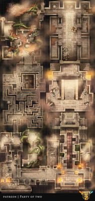 Carte 422, carte de JDR — battlemap pour Roll20 et Foundry VTT