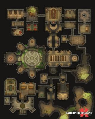 Carte 423, carte de JDR — battlemap pour Roll20 et Foundry VTT