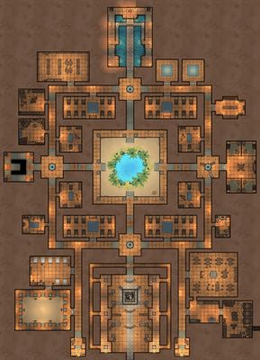 Carte 425, carte de JDR — battlemap pour Roll20 et Foundry VTT