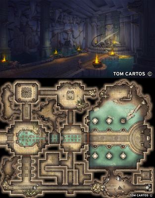 Carte 430, carte de JDR — battlemap pour Roll20 et Foundry VTT