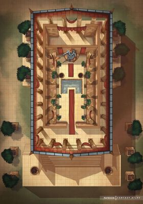 Carte 433, carte de JDR — battlemap pour Roll20 et Foundry VTT
