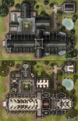 Carte 437, carte de JDR — battlemap pour Roll20 et Foundry VTT