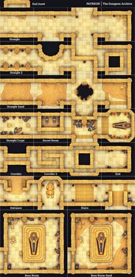 Carte 439, carte de JDR — battlemap pour Roll20 et Foundry VTT