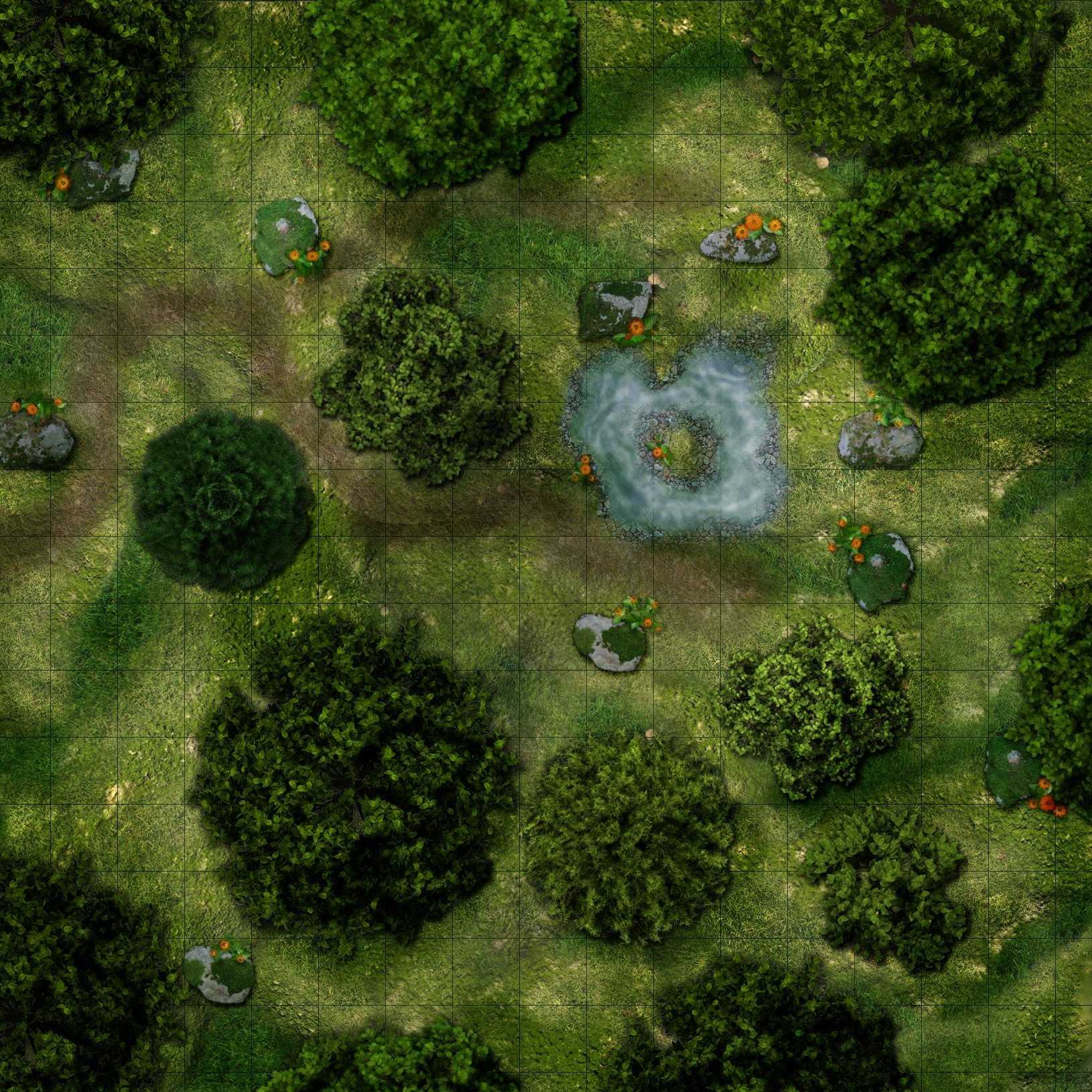 Carte 44, carte de JDR — battlemap pour Roll20 et Foundry VTT