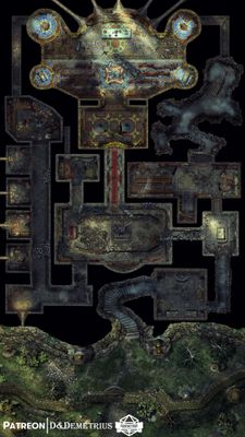 Carte 441, carte de JDR — battlemap pour Roll20 et Foundry VTT