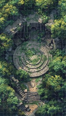 Carte 443, carte de JDR — battlemap pour Roll20 et Foundry VTT