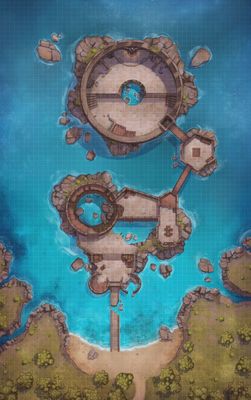 Carte 444, carte de JDR — battlemap pour Roll20 et Foundry VTT