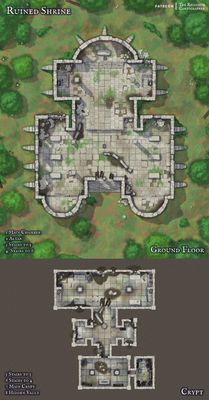 Carte 453, carte de JDR — battlemap pour Roll20 et Foundry VTT