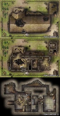 Carte 459, carte de JDR — battlemap pour Roll20 et Foundry VTT