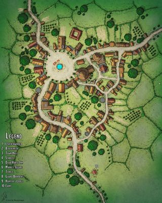 Carte 462, carte de JDR — battlemap pour Roll20 et Foundry VTT