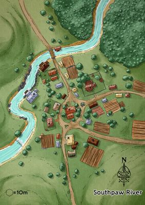 Carte 469, carte de JDR — battlemap pour Roll20 et Foundry VTT