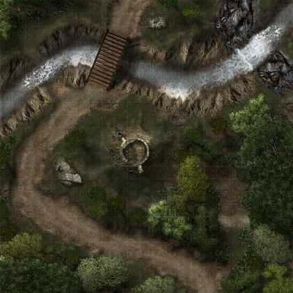 Carte 47, carte de JDR — battlemap pour Roll20 et Foundry VTT
