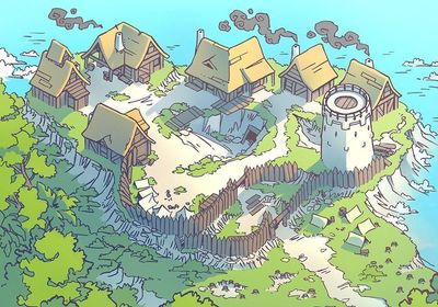 Carte 470, carte de JDR — battlemap pour Roll20 et Foundry VTT