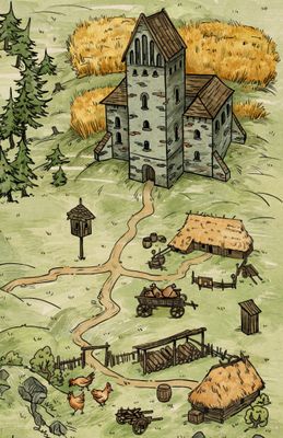 Carte 475, carte de JDR — battlemap pour Roll20 et Foundry VTT