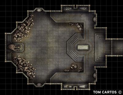 Carte 483, carte de JDR — battlemap pour Roll20 et Foundry VTT