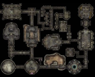 Carte 486, carte de JDR — battlemap pour Roll20 et Foundry VTT