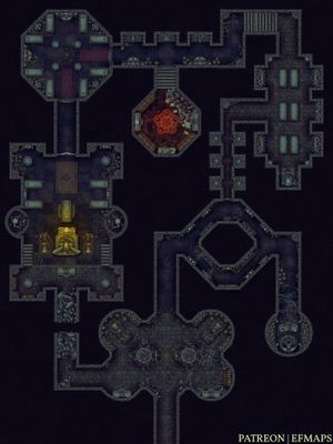 Carte 490, carte de JDR — battlemap pour Roll20 et Foundry VTT