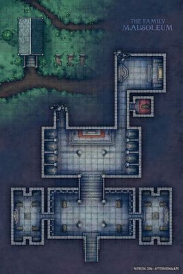 Carte 497, carte de JDR — battlemap pour Roll20 et Foundry VTT