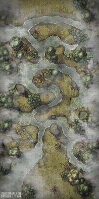 Carte 503, carte de JDR — battlemap pour Roll20 et Foundry VTT