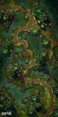 Carte 504, carte de JDR — battlemap pour Roll20 et Foundry VTT