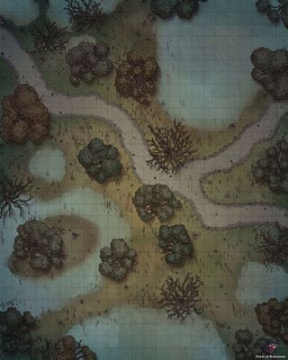 Carte 507, carte de JDR — battlemap pour Roll20 et Foundry VTT