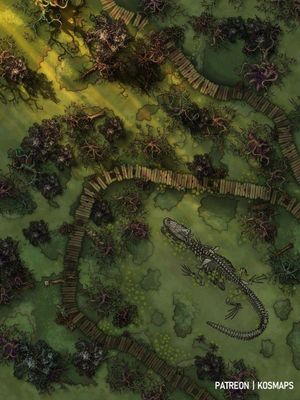 Carte 512, carte de JDR — battlemap pour Roll20 et Foundry VTT