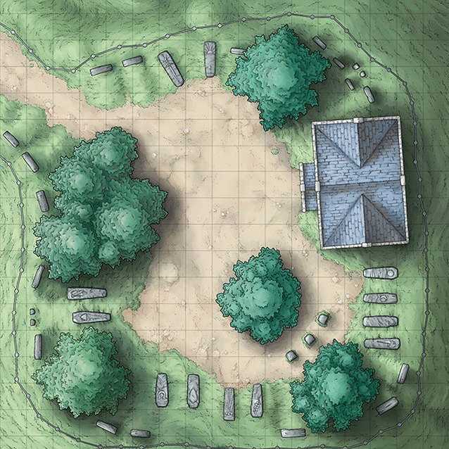 Carte 52, carte de JDR — battlemap pour Roll20 et Foundry VTT