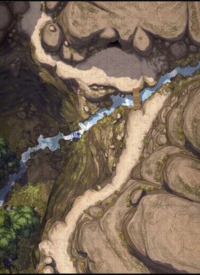 Carte 530, carte de JDR — battlemap pour Roll20 et Foundry VTT