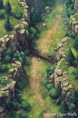 Carte 532, carte de JDR — battlemap pour Roll20 et Foundry VTT