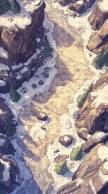 Carte 537, carte de JDR — battlemap pour Roll20 et Foundry VTT