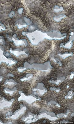 Carte 538, carte de JDR — battlemap pour Roll20 et Foundry VTT