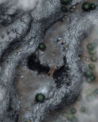 Carte 539, carte de JDR — battlemap pour Roll20 et Foundry VTT