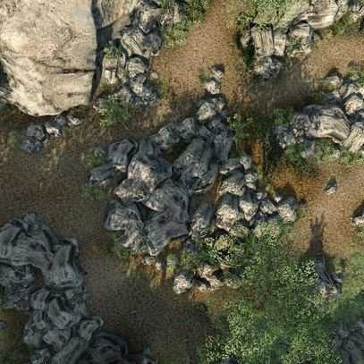 Carte 54, carte de JDR — battlemap pour Roll20 et Foundry VTT