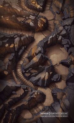 Carte 544, carte de JDR — battlemap pour Roll20 et Foundry VTT