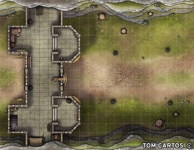 Carte 546, carte de JDR — battlemap pour Roll20 et Foundry VTT
