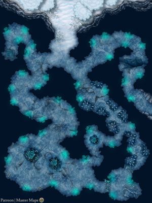 Carte 554, carte de JDR — battlemap pour Roll20 et Foundry VTT