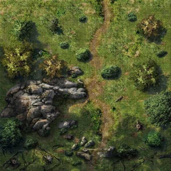 Carte 57, carte de JDR — battlemap pour Roll20 et Foundry VTT
