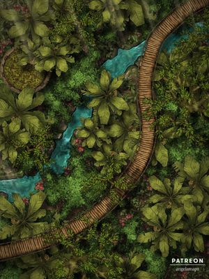 Carte 588, carte de JDR — battlemap pour Roll20 et Foundry VTT