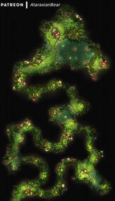 Carte 591, carte de JDR — battlemap pour Roll20 et Foundry VTT