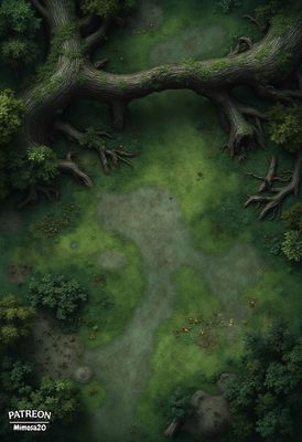 Carte 592, carte de JDR — battlemap pour Roll20 et Foundry VTT