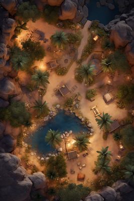 Carte 594, carte de JDR — battlemap pour Roll20 et Foundry VTT