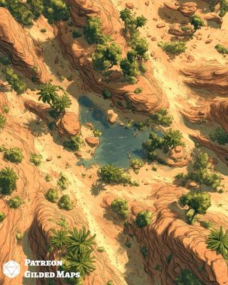 Carte 598, carte de JDR — battlemap pour Roll20 et Foundry VTT
