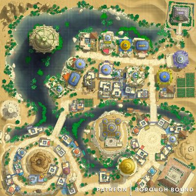 Carte 604, carte de JDR — battlemap pour Roll20 et Foundry VTT