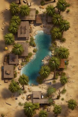 Carte 605, carte de JDR — battlemap pour Roll20 et Foundry VTT