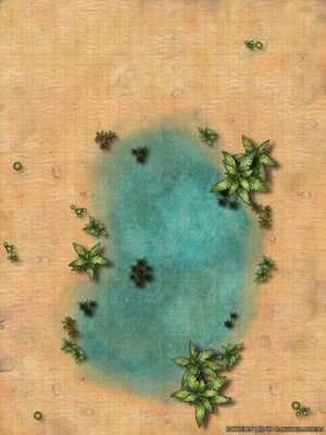 Carte 615, carte de JDR — battlemap pour Roll20 et Foundry VTT