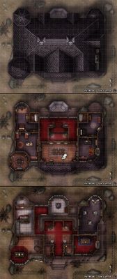 Carte 616, carte de JDR — battlemap pour Roll20 et Foundry VTT