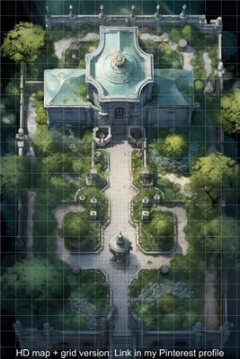 Carte 622, carte de JDR — battlemap pour Roll20 et Foundry VTT