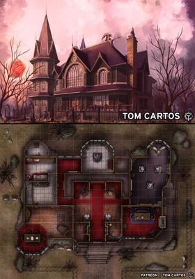 Carte 626, carte de JDR — battlemap pour Roll20 et Foundry VTT