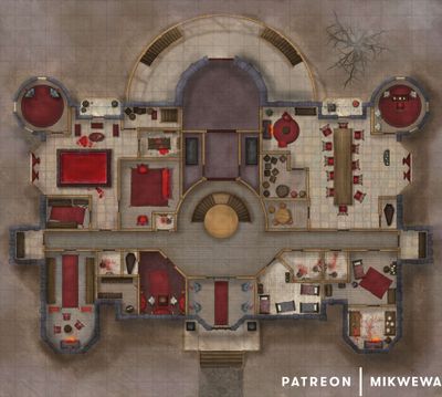 Carte 640, carte de JDR — battlemap pour Roll20 et Foundry VTT
