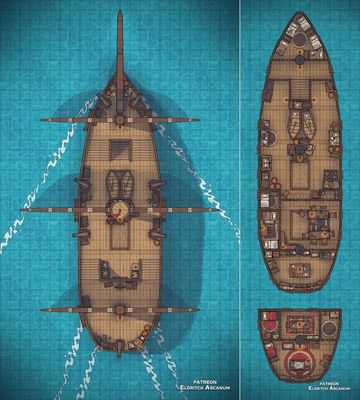 Carte 647, carte de JDR — battlemap pour Roll20 et Foundry VTT